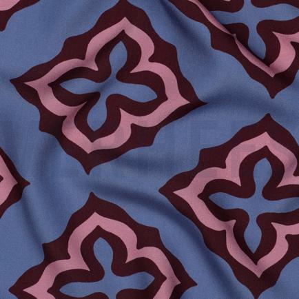 VISCOSE RADIANCE ABSTRAIT BLEU (hover)