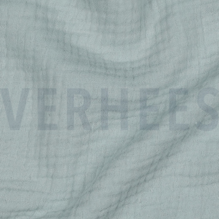 BAUMWOLLE MUSSELIN DREILAGIG GOTS MINZE (hover)