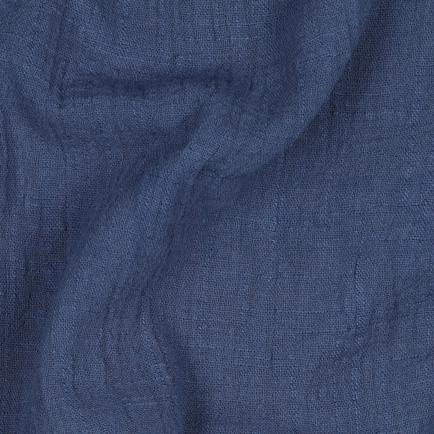 BAUMWOLLE SLUB GEWASCHEN JEANSBLAU (hover)