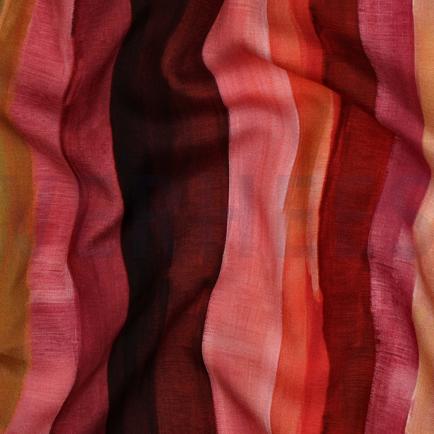 VISCOSE RADIANCE DIGITAL RAYURES BORDEAUX (hover)