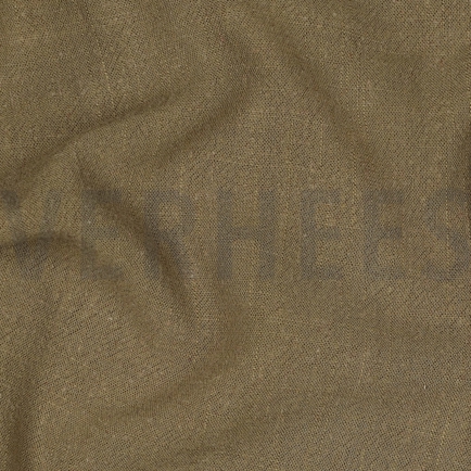 LEINEN VISKOSE GEWASCHEN OLIVE (hover)