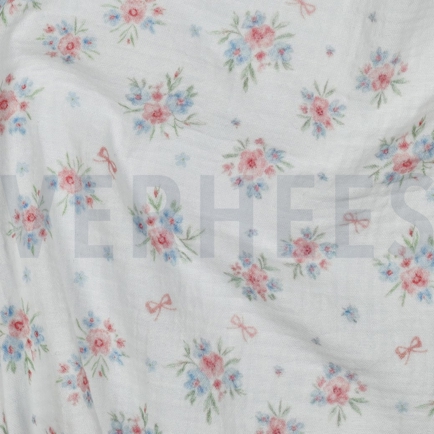 MUSSELIN GOTS DIGITAL BLUMEN WEISS (hover)
