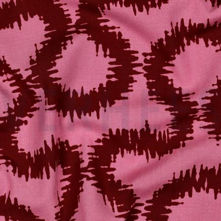 VISCOSE STRETCH ABSTRACT ROSE (hover)