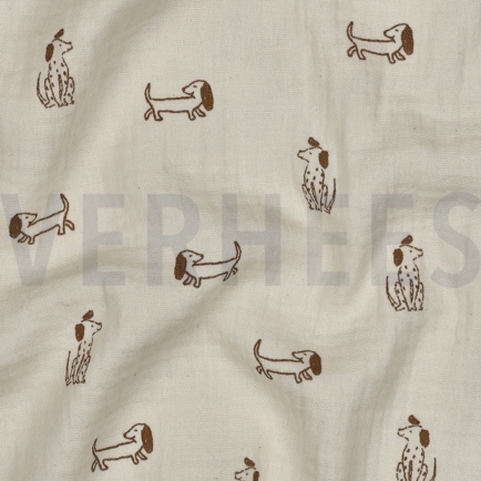 MUSSELIN GOTS NATURAL HUNDE NATUR (hover)