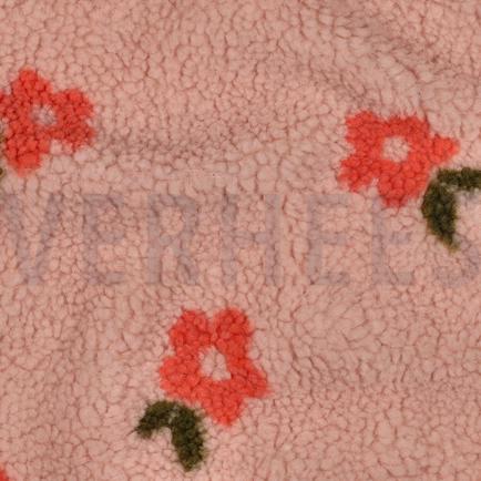 TEDDYSTOFF JACQUARD BLUMEN HELLROSA (hover)