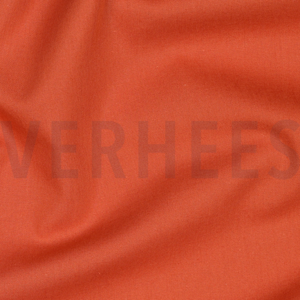 BAUMWOLLE POPELINE GOTS BRICK (hover)