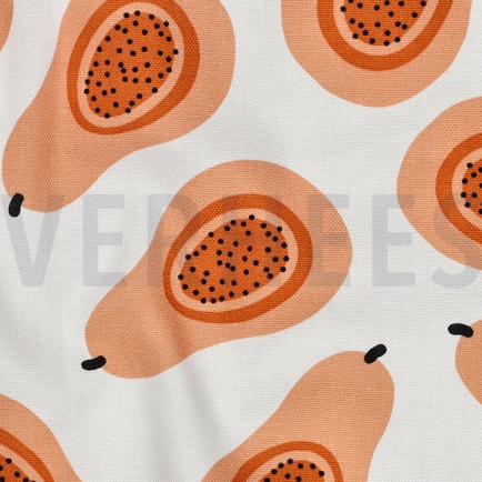 TOILE DÉCORATION FRUIT BLANC (hover)