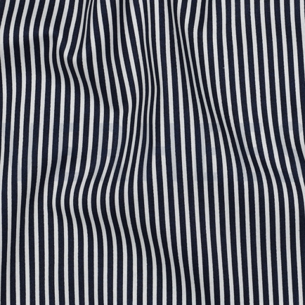 POPLIN STRIPES NAVY (hover)