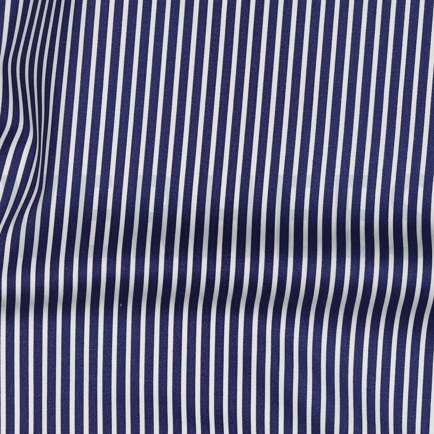POPLIN STRIPES COBALT (hover)