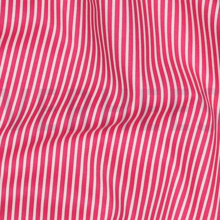 KATOENEN POPLIN STREPEN ROZE (hover)