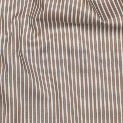 POPLIN STRIPES TAUPE (hover)