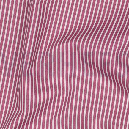 KATOENEN POPLIN STREPEN MAUVE (hover)