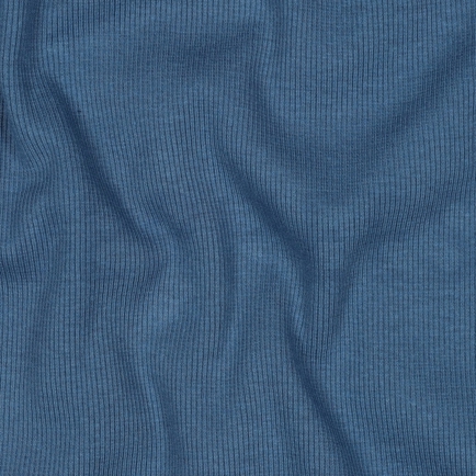 RIB BOORDSTOF GOTS JEANSBLAUW (hover)