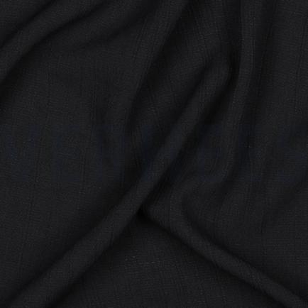 LEINEN VISKOSE CRINKLE SCHWARZ (hover)