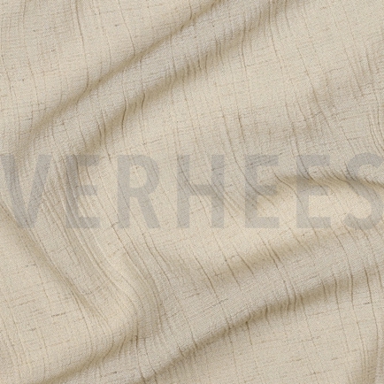 LEINEN VISKOSE CRINKLE BEIGE (hover)