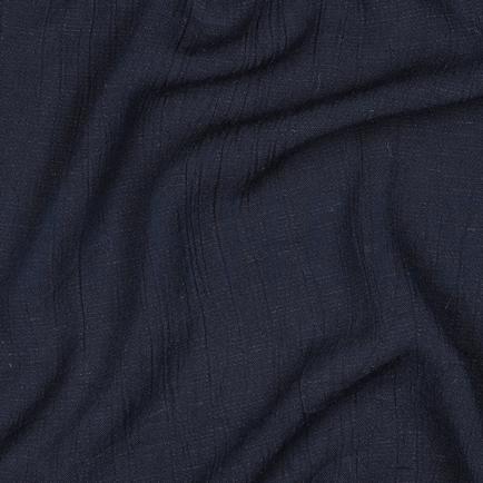 LEINEN VISKOSE CRINKLE MARINEBLAU (hover)