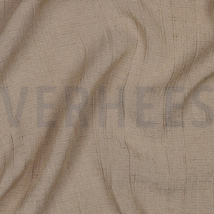 LEINEN VISKOSE CRINKLE SAND (hover)
