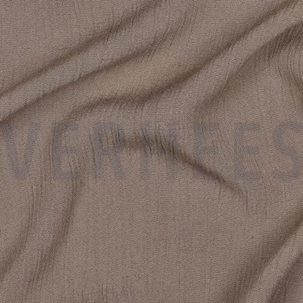 LEINEN VISKOSE CRINKLE TAUPE (hover)