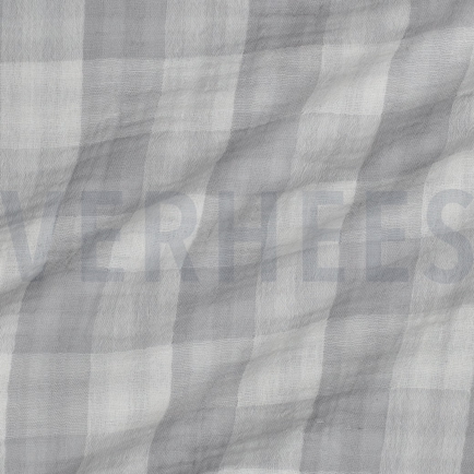 MUSSELIN DOPPELSEITIG KAROS GRAU (hover)