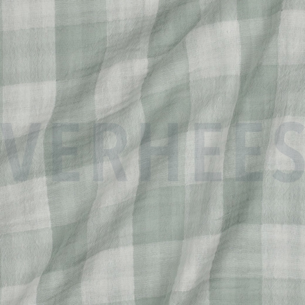 MUSSELIN DOPPELSEITIG KAROS NILGRÜN (hover)