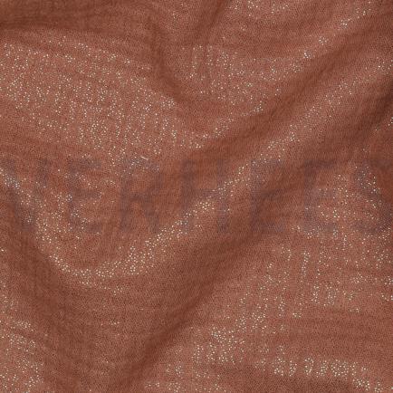 DOUBLE GAUZE FOLIE COGNAC (hover)