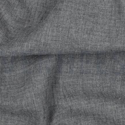DOUBLE GAZE DE COTON MÉLANGE GRIS CHINÉ (hover)