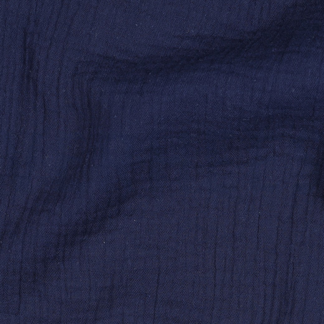 DOUBLE GAUZE MARINEBLAUW (hover)