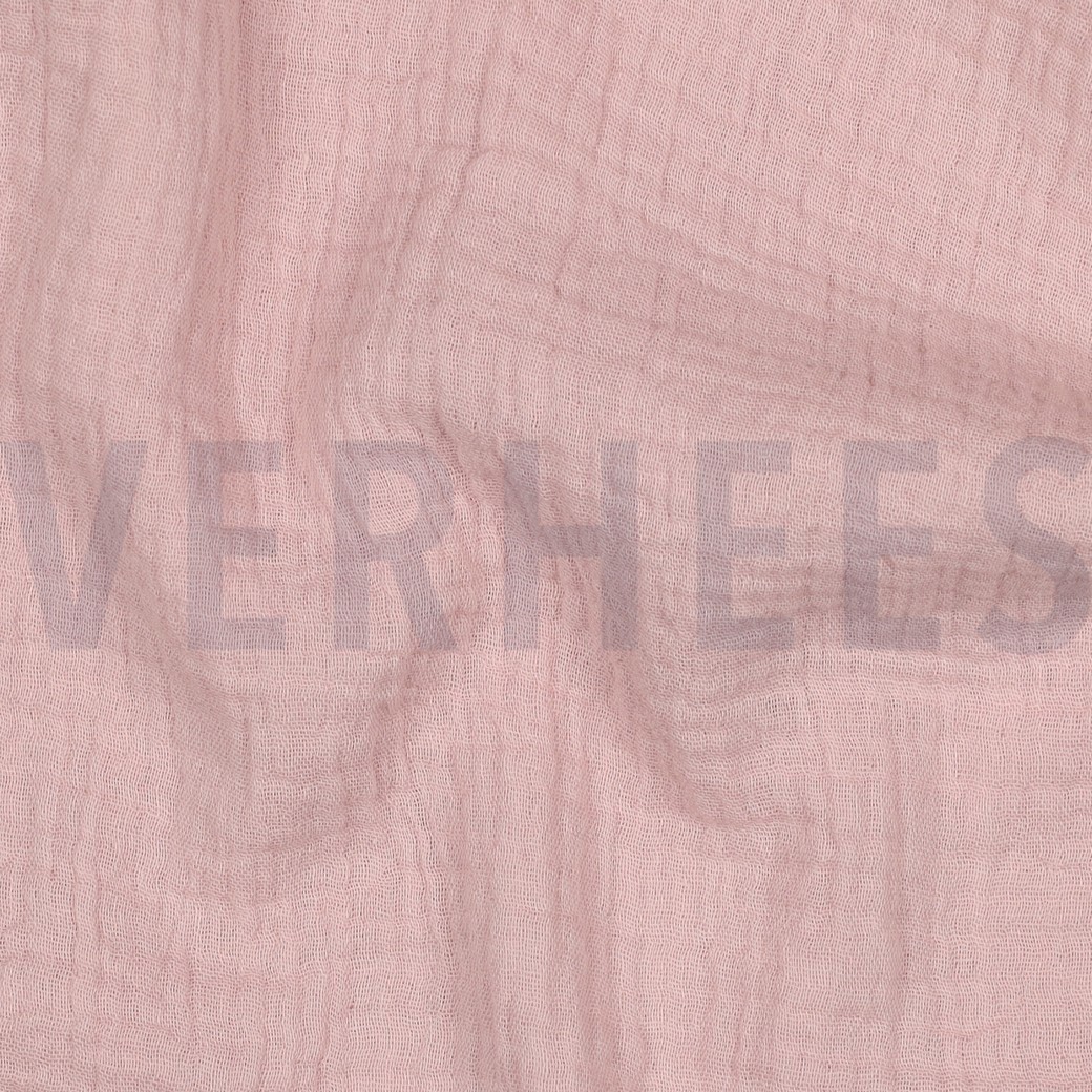 DOUBLE GAZE DE COTON ROSE TENDRE (hover)