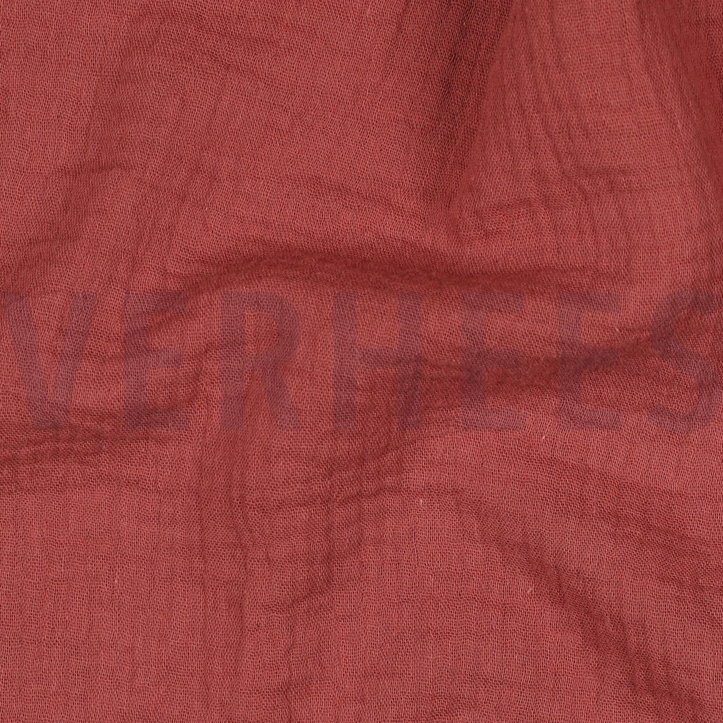 DOUBLE GAUZE ROOD/ROUGE (hover)