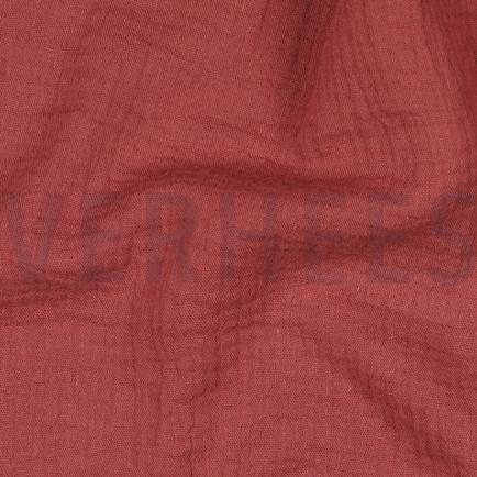 DOUBLE GAUZE ROOD/ROUGE (hover)