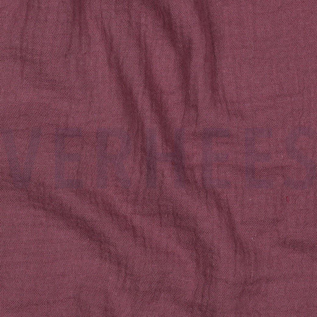 DOUBLE GAUZE AUBERGINE (hover)