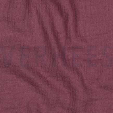 DOUBLE GAUZE AUBERGINE (hover)