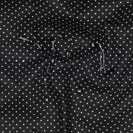 COATED COTTON PETIT DOTS BLACK (hover)