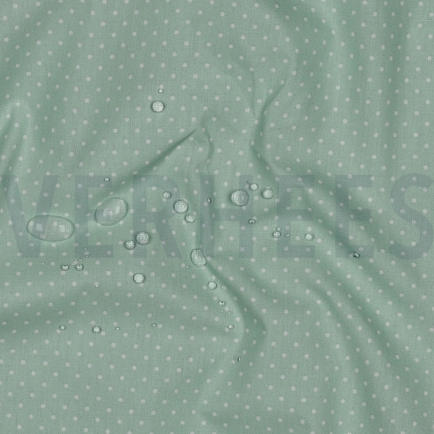 COATED KATOEN KLEINE STIPPEN MINT (hover)