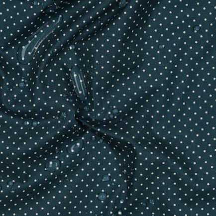 COATED COTTON PETIT DOTS PETROL (hover)