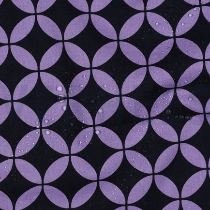 BESCHICHTETE BAUMWOLLE ABSTRACT MARINEBLAU (hover)