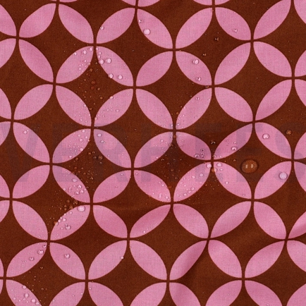 BESCHICHTETE BAUMWOLLE ABSTRACT BRAUN (hover)