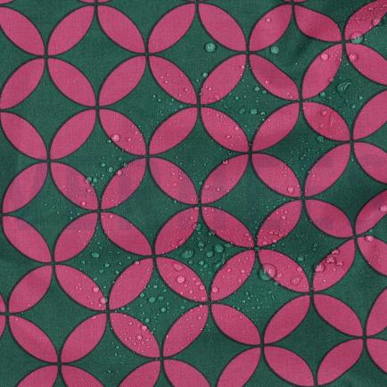 COATED COTTON ABSTRACT GREEN (hover)
