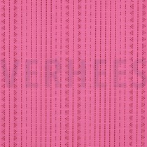 KATOENEN GARENGEVERFDE DOBBY FUCHSIA (thumbnail)