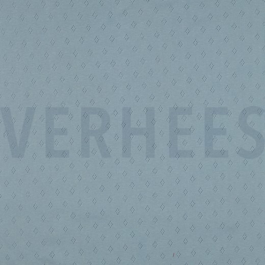 FEINSTRICKJERSEY AJOUR HELLBLAU (thumbnail)