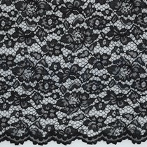 DENTELLE BORDURE FESTONNÉE NOIR (thumbnail)