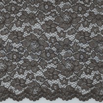 DENTELLE BORDURE FESTONNÉE GRIS FONCÉ (thumbnail)