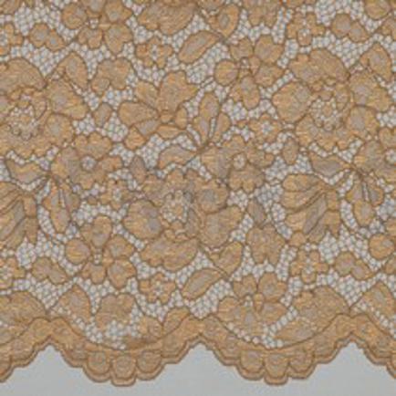 SPITZE ZWEISEITIGE BOGENKANTE BEIGE (thumbnail)