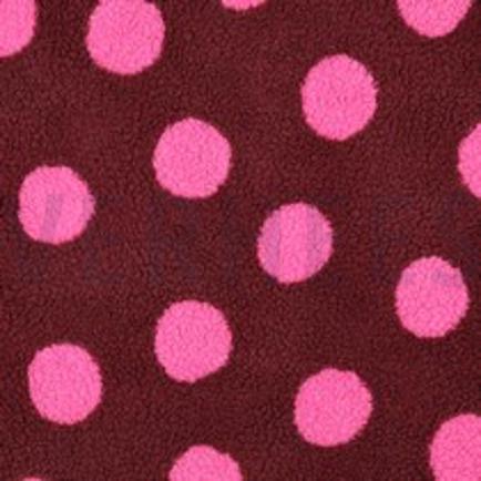 TEDDY JACQUARD STIPPEN BORDEAUXROOD (thumbnail)