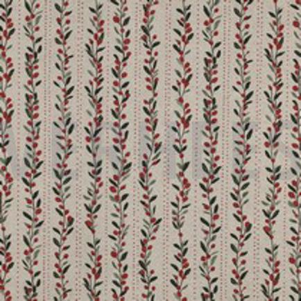 CANVAS LINNENLOOK DIGITAAL KERSTMIS NATUREL (thumbnail)