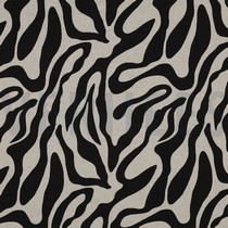 TOILE DÉCORATION LIN LOOK PEAU D’ANIMAL NOIR (thumbnail)