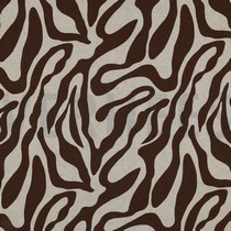 TOILE DÉCORATION LIN LOOK PEAU D’ANIMAL BRUN FONCÉ (thumbnail)