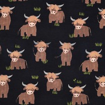 SWEAT DIGITAL COWS NAVY (thumbnail)