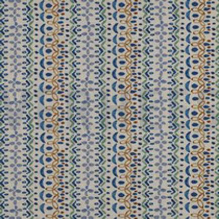 CANVAS LEINENOPTIK DIGITAL BLUMEN BLAU (thumbnail)