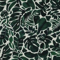 TOILE DÉCORATION DIGITAL FEUILLES VERT (thumbnail)